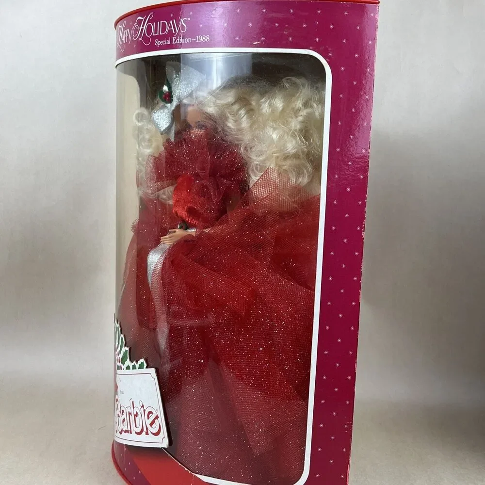 VTG Happy Holidays 1988 Barbie Doll Special First Edition Mattel READ Descriptio